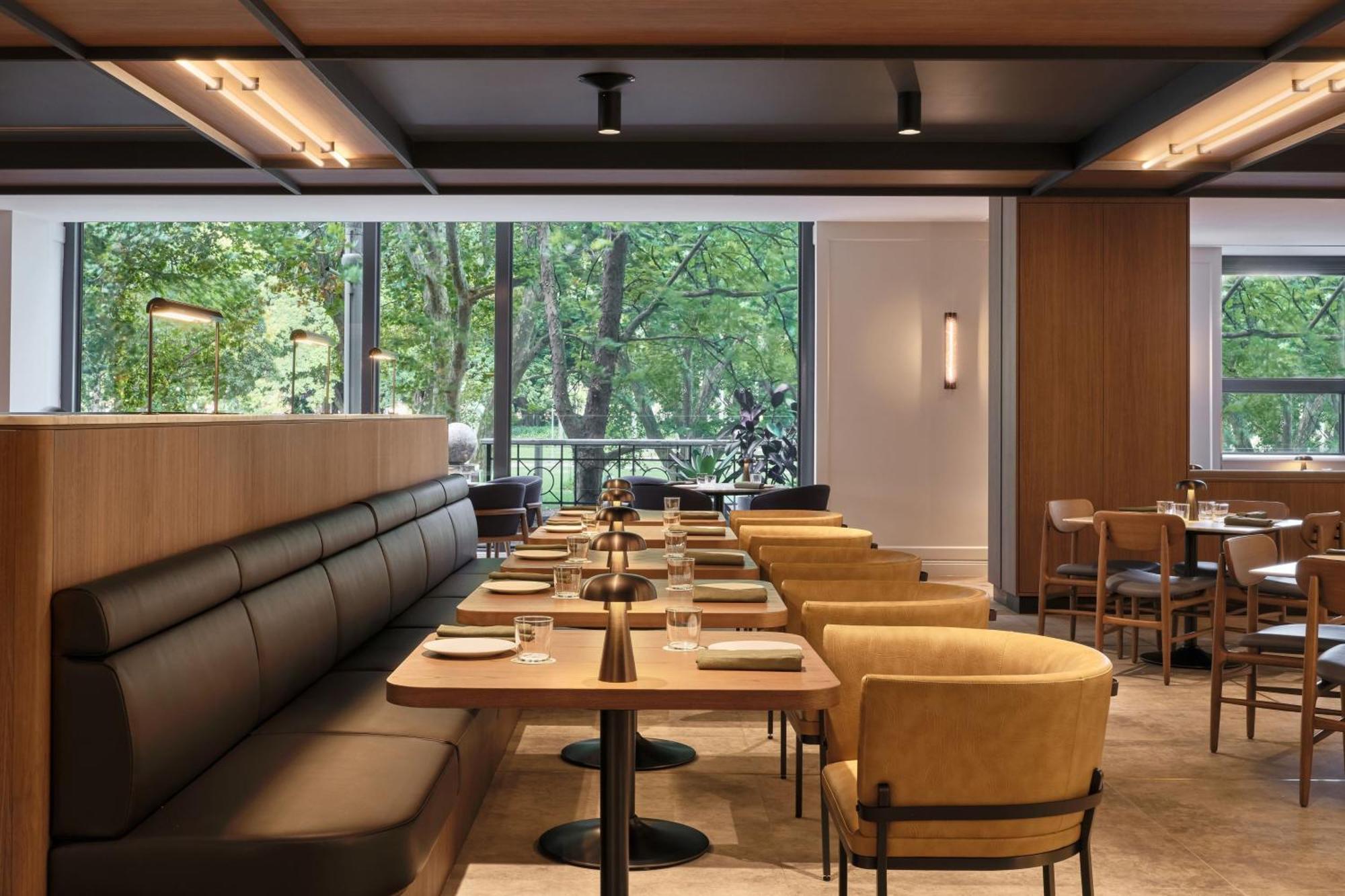 쉐라톤 그랜드 시드니 하이드 파크 외부 사진 Interior of the restaurant