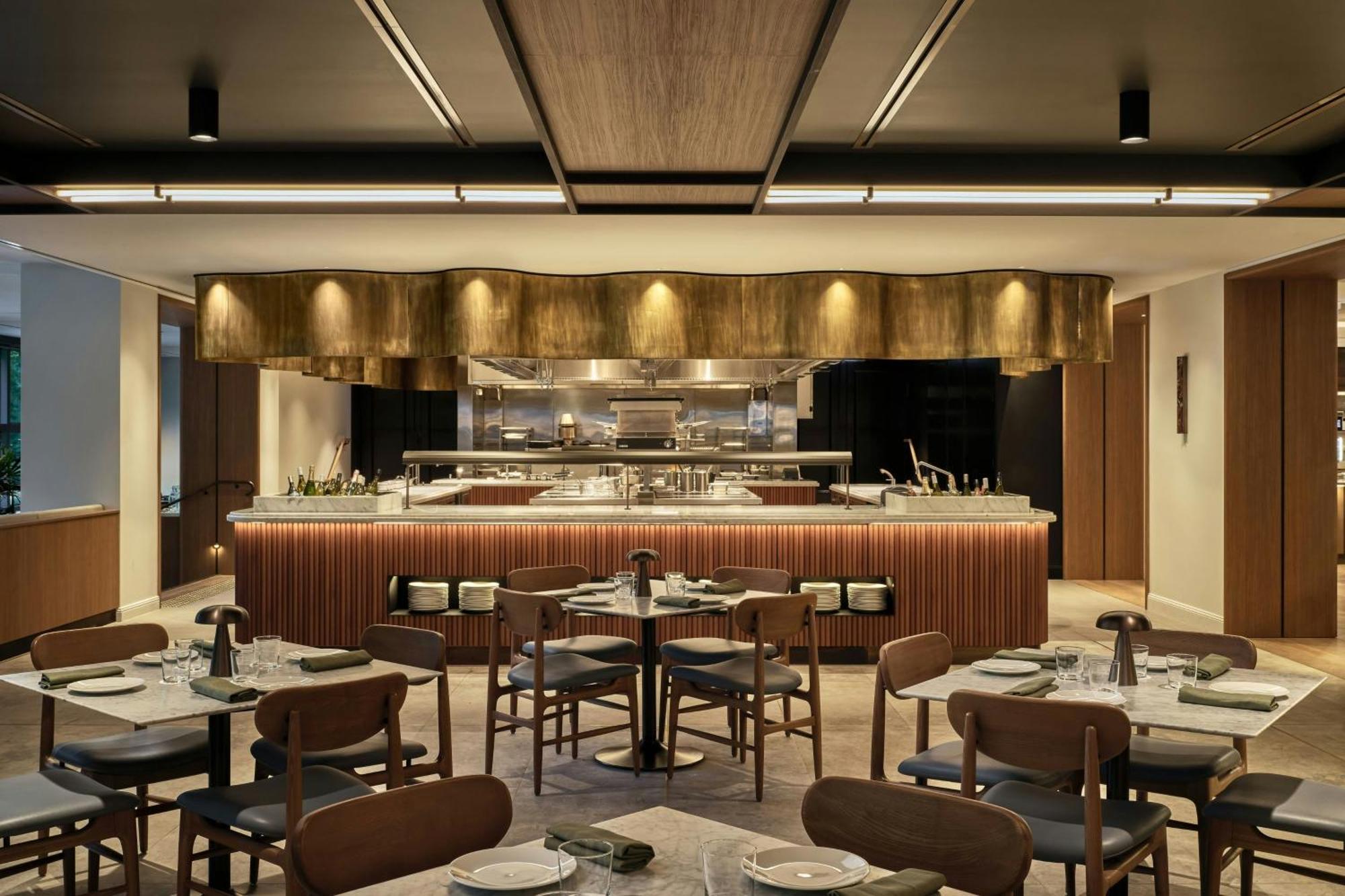 쉐라톤 그랜드 시드니 하이드 파크 외부 사진 The interior of the restaurant